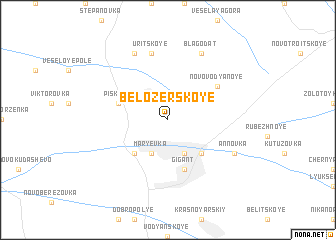 map of Belozërskoye