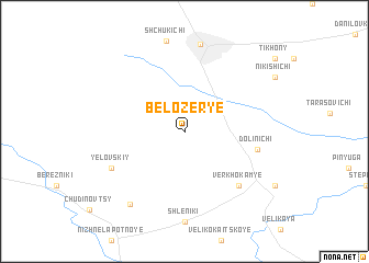 map of Belozër\