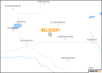 map of Belozery