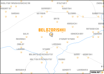 map of Belozorishki