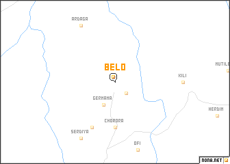 map of Belo