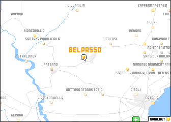 map of Belpasso