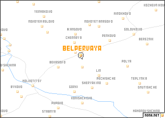 map of Bel\