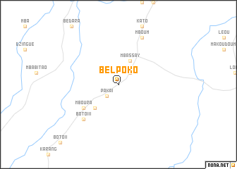 map of Belpoko