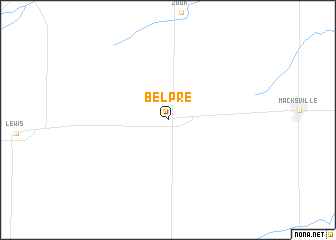 map of Belpre