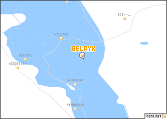 map of Belpyk