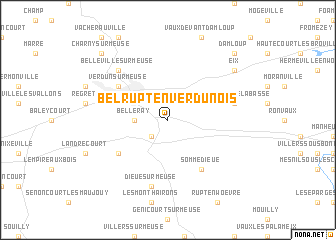 map of Belrupt-en-Verdunois