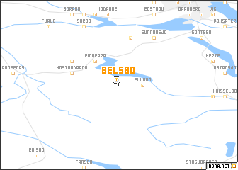 map of Belsbo