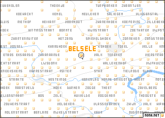 map of Belsele