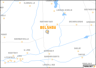 map of Belshaw