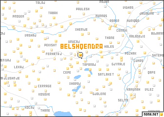map of Belsh-Qendra