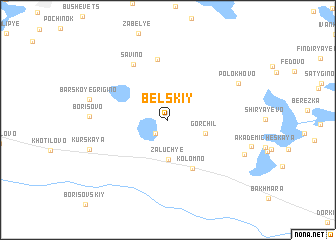 map of Bel\