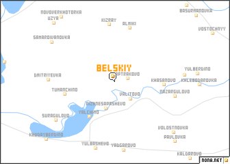 map of Bel\