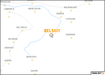 map of Bel\