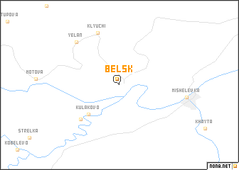 map of Bel\