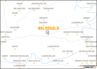 map of Belsődůlő