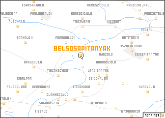 map of Belsősápitanyák