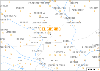 map of Belsősárd