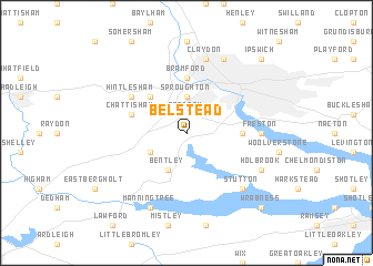 map of Belstead