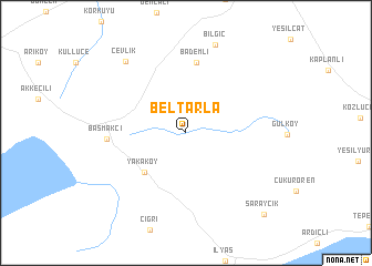 map of Beltarla