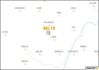 map of Beltʼa