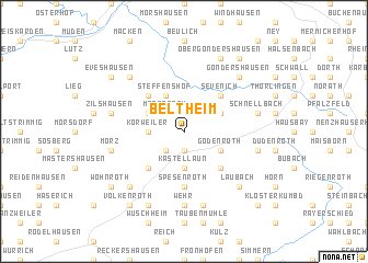 map of Beltheim