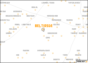 map of Beltiasdé