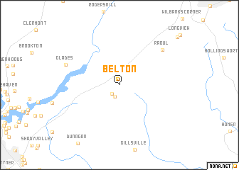map of Belton