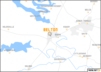 map of Belton