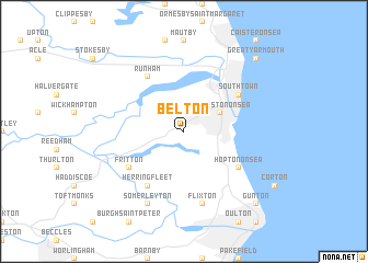 map of Belton