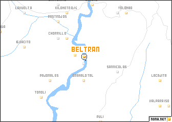 map of Beltrán