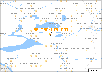 map of Belt-Schutsloot