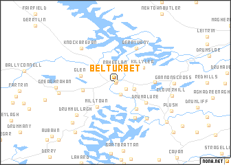 map of Belturbet