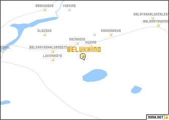 map of Belukhino