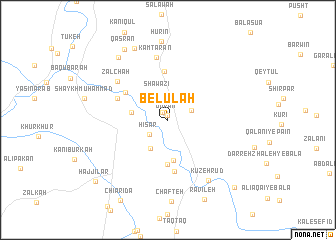 map of Belūlah