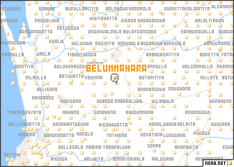 map of Belummahara