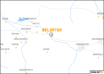 map of Belʼuryuk