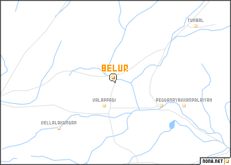 map of Belūr