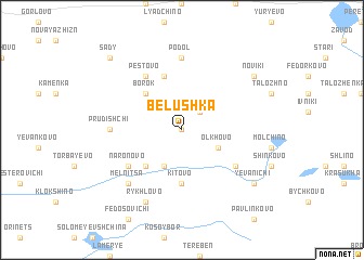 map of Belushka