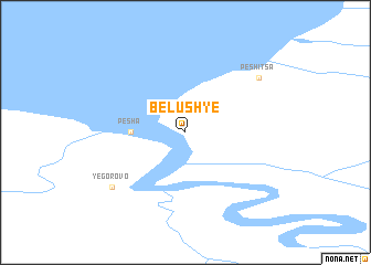 map of Belush\