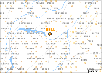 map of Belu