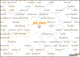 map of Belvaux