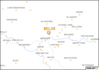 map of Belva