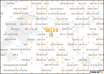 map of Belva