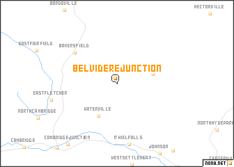 map of Belvidere Junction