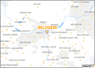 map of Belvidere