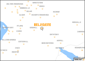 map of Belvidere