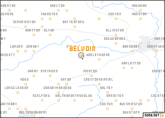 map of Belvoir