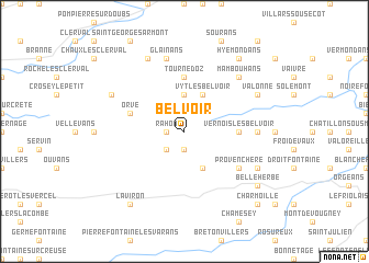 map of Belvoir