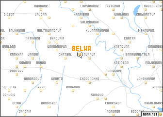 map of Belwa